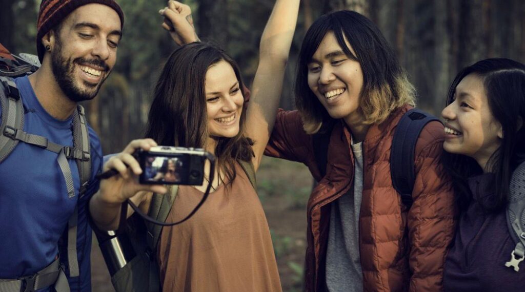 Group tour travel photograph